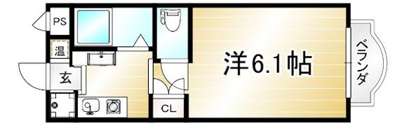 鞍馬口アイビーハウスの間取り画像