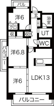 ルーヴェンブルンの間取り画像