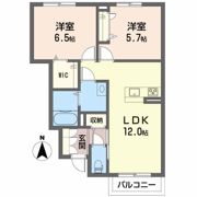 サンシャイン針田Ⅱの間取り画像