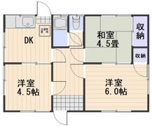 深井邸貸家 北棟の間取り画像