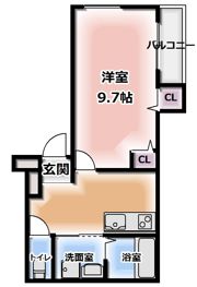 フジパレス西三荘Ⅱ番館の間取り画像