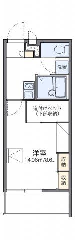 レオパレス辻薬師の間取り画像