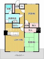 ベルメール香西の間取り画像