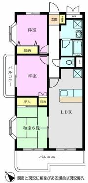 グレースマンションⅢの間取り画像