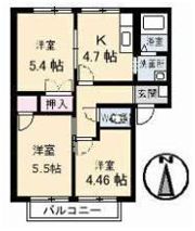 フレグランスMUKAIの間取り画像