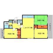 新千里ハイツこうじの間取り画像