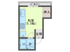 シャトー香里の間取り画像