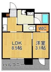RJRプレシア西小倉駅前の間取り画像