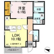 グランディール留ヶ谷の間取り画像