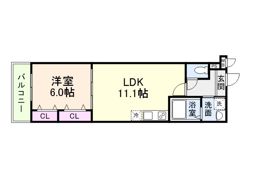 （仮称）フジパレス大今里南A棟の間取り画像