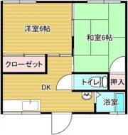 コーポ富田の間取り画像