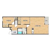 芦屋翠ヶ丘アーバンリズの間取り画像