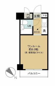ペガサスマンション千束の間取り画像
