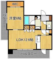 RJRプレシア西小倉駅前の間取り画像