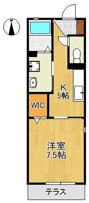 クラヴィエ西宮市の間取り画像