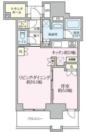 ブランズタワー梅田Northの間取り画像