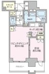 ブランズタワー梅田Northの間取り画像