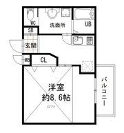 レジデンスナンワ香里園 Aの間取り画像