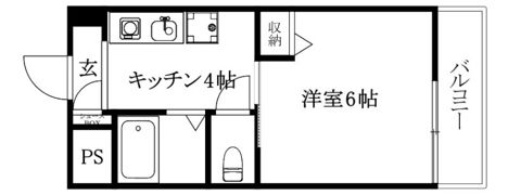 KBコート竹原の間取り画像