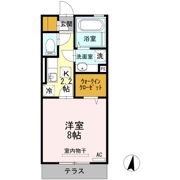 スペリオーレ・D307熊本駅の間取り画像