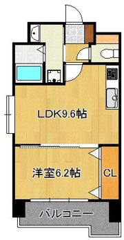 竪町センタービルの間取り画像
