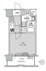 コスモグランス南品川の間取り画像
