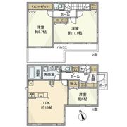 東中山戸建の間取り画像