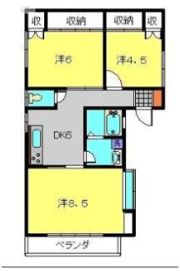 小田戸建の間取り画像