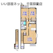 プレジールFEの間取り画像