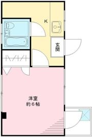 コーポ清水の間取り画像