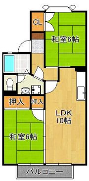 ボンセジュールシオンA棟の間取り画像