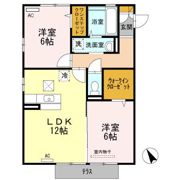 Blue Sky hills Aの間取り画像