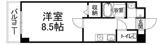 セントポーリア石山の間取り画像