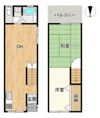 豊南町東テラスハウスの間取り画像