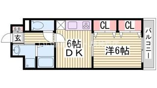 コスタレイ神戸三宮の間取り画像