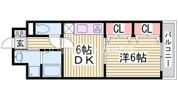 コスタレイ神戸三宮の間取り画像