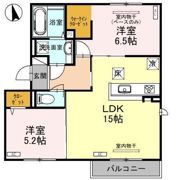 クラッセ B棟の間取り画像