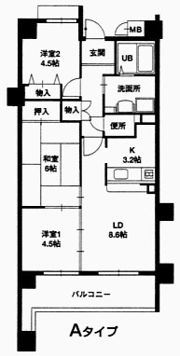 エクセル姫島の間取り画像