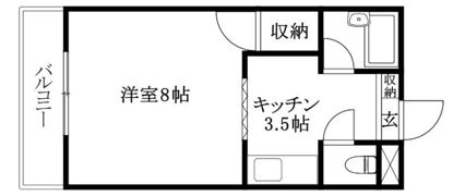ハイツ紫の間取り画像