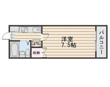 奥田西町ハイツの間取り画像