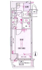 菱和パレス府中駅前の間取り画像