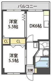 増田マンションの間取り画像