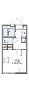 レオパレスエグランテ大岡の間取り画像