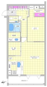ディーバウイングときわ台の間取り画像