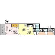 D-room旗塚通の間取り画像