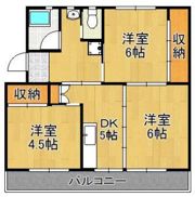 ビレッジハウス白野江6号棟の間取り画像