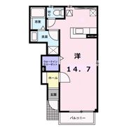 エクセラン近見の間取り画像
