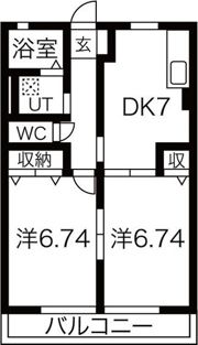 エトワール韮塚の間取り画像