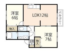 パトリア山崎の間取り画像