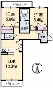 BEREO蔵本元町【BELS認証】の間取り画像